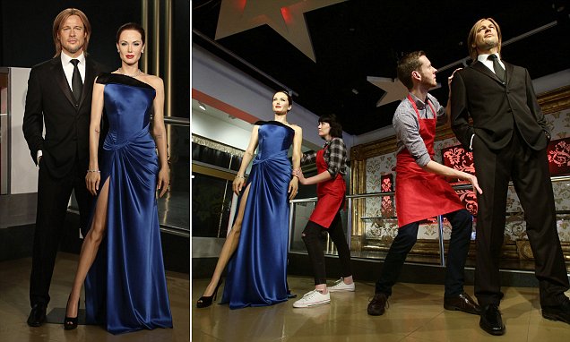 Brangelina Bercerai, Museum Madame Tussauds Pisahkan Patung Brad Pitt dan Angelina Jolie
